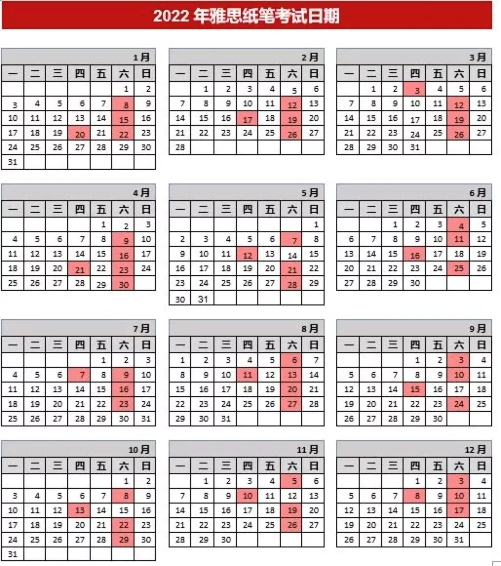 2022年雅思考试的几点重要调整!涉及所有考生! 2022年雅思考试的几点重要调整!涉及所有考生!