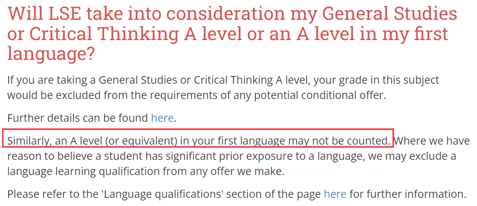 【聚焦】英国G5认可中国人用“A-level中文”申请吗？