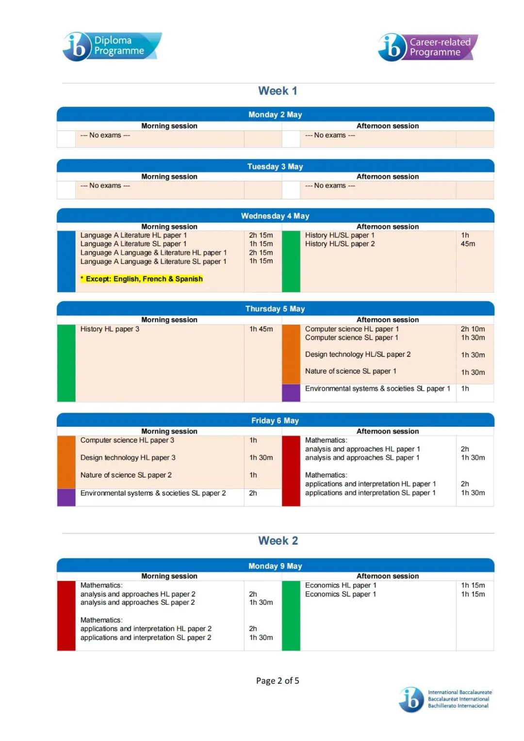 IB官方再次更新2022年5月IB考试评估形式! IB官方再次更新2022年5月IB考试评估形式!