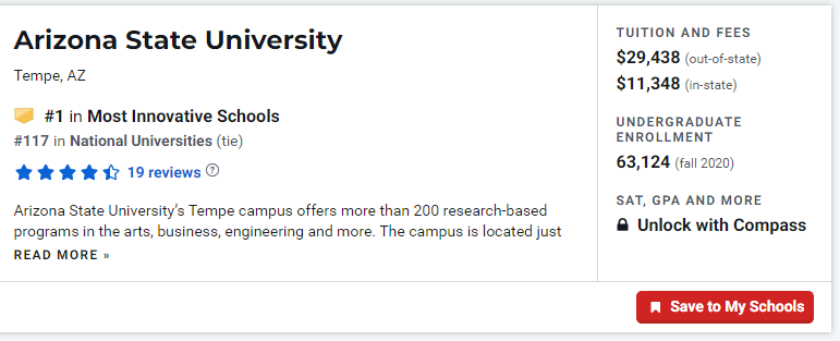 USNews公布创新力大学排行:综排117大学碾压MIT? USNews公布创新力大学排行:综排117大学碾压MIT?