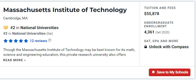 USNews公布创新力大学排行:综排117大学碾压MIT? USNews公布创新力大学排行:综排117大学碾压MIT?