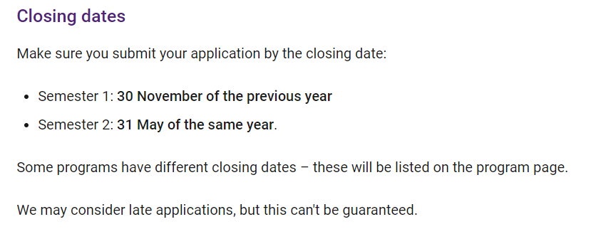 【澳洲留学】澳洲大学2022年S2-2023年S1开学季关键时间点汇总！