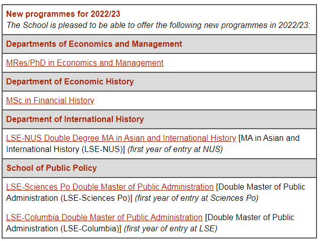【聚集】LSE今年计划新增5个硕博专业!新开15门硕博专业课! 【聚集】LSE今年计划新增5个硕博专业!新开15门硕博专业课!