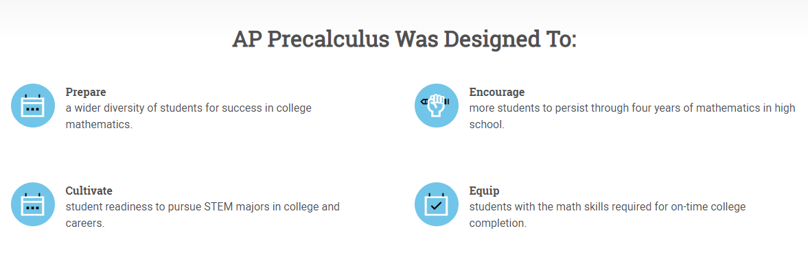 AP正式推出新科目:Precalculus 微积分预备! AP正式推出新科目:Precalculus 微积分预备!