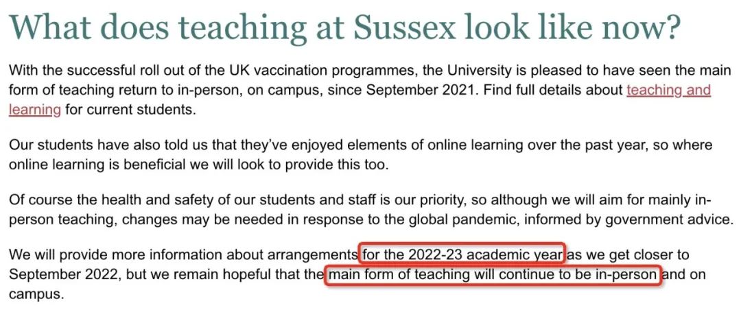 【聚焦】10所英国大学2022/23开学安排出炉! 【聚焦】10所英国大学2022/23开学安排出炉!
