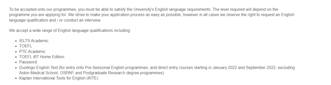 【语言政策】22Fall接受多邻国的英国大学汇总！