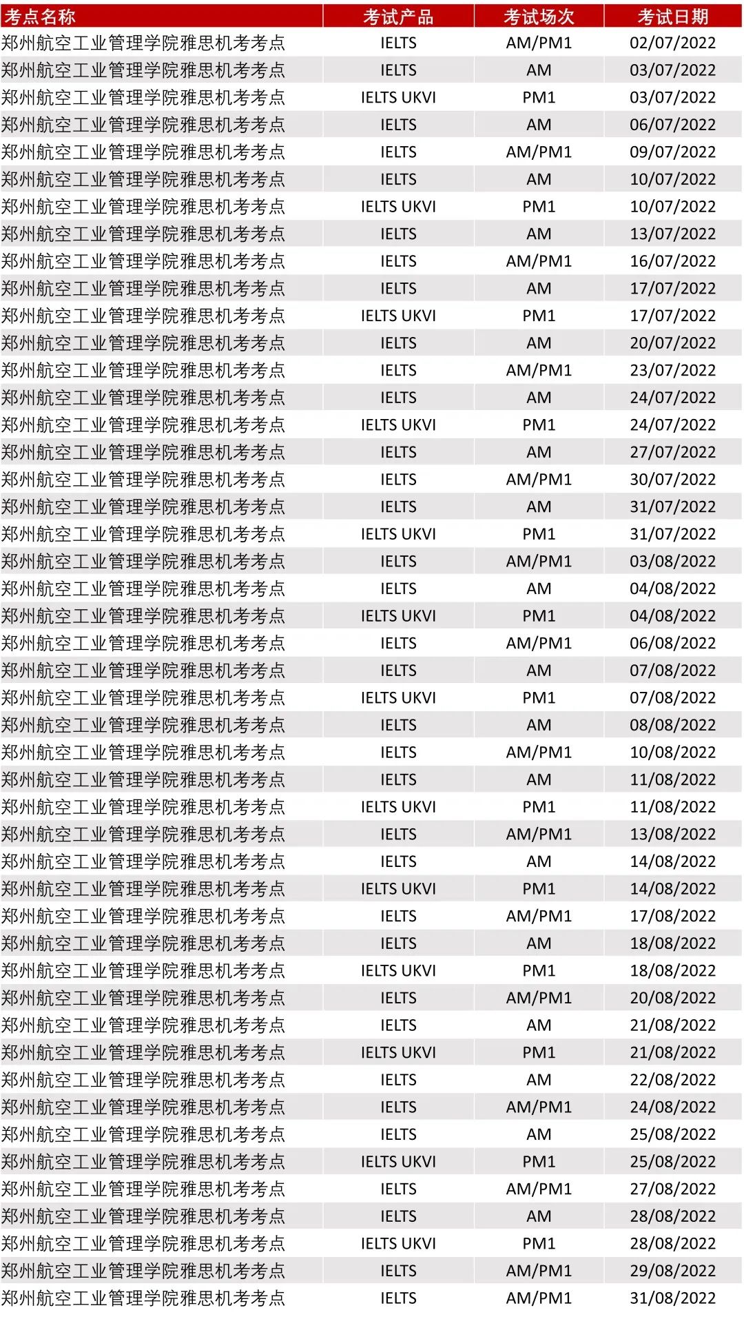 全国14城恢复雅思考试!还有一波新增考试场次来袭! 全国14城恢复雅思考试!还有一波新增考试场次来袭!