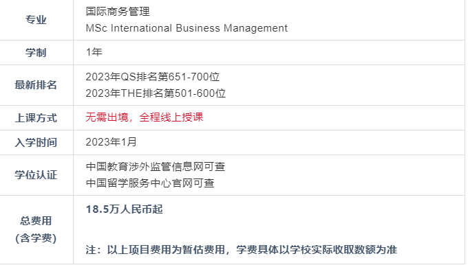 【注意】诺森比亚大学国际商务管理硕士网申开启! 【注意】诺森比亚大学国际商务管理硕士网申开启!