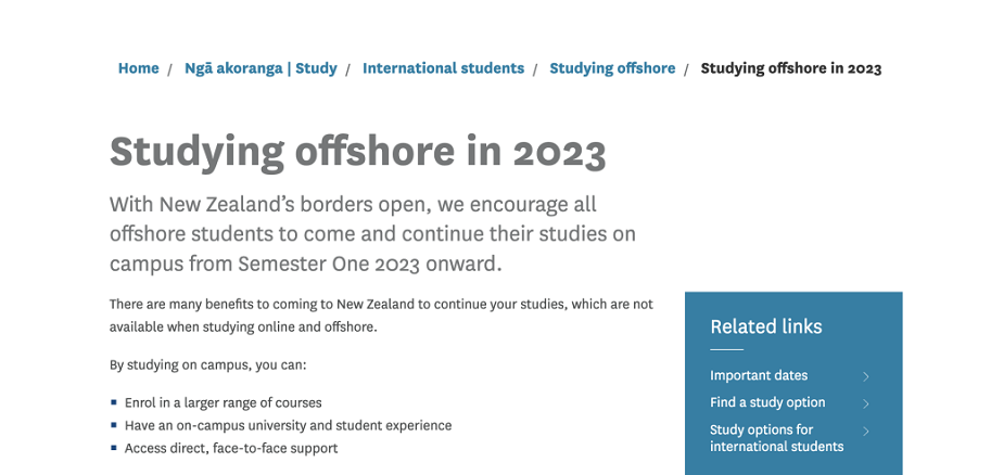 奥克兰大学将停止对2023年新生开放网课！