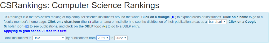 【解读】2022美国CS Rankings榜单重磅发布! 【解读】2022美国CS Rankings榜单重磅发布!