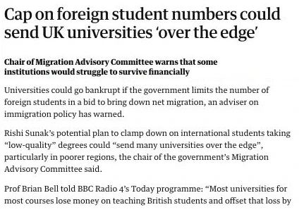 【重磅】英首相计划限招留学生?英国大学强烈反对! 【重磅】英首相计划限招留学生?英国大学强烈反对!