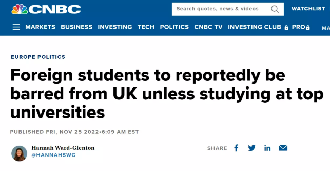 净移民人数创历史新高 英国留学签证政策或收紧！