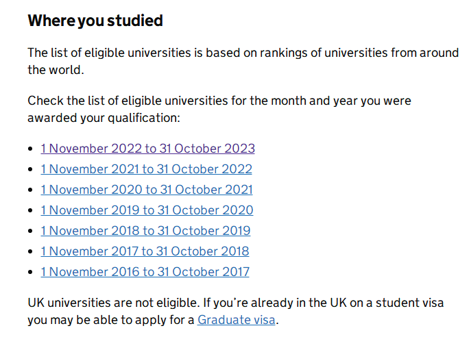 【新疆英国留学】英国更新「高潜力人才签证」全球大学名单！