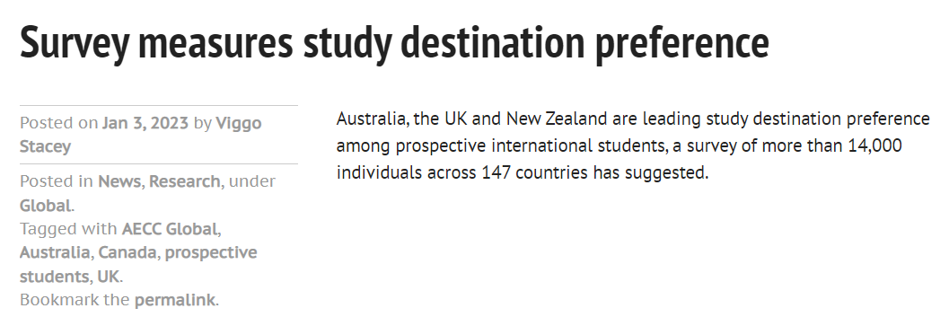 【趋势】2022年英国留学连续两年热度上升