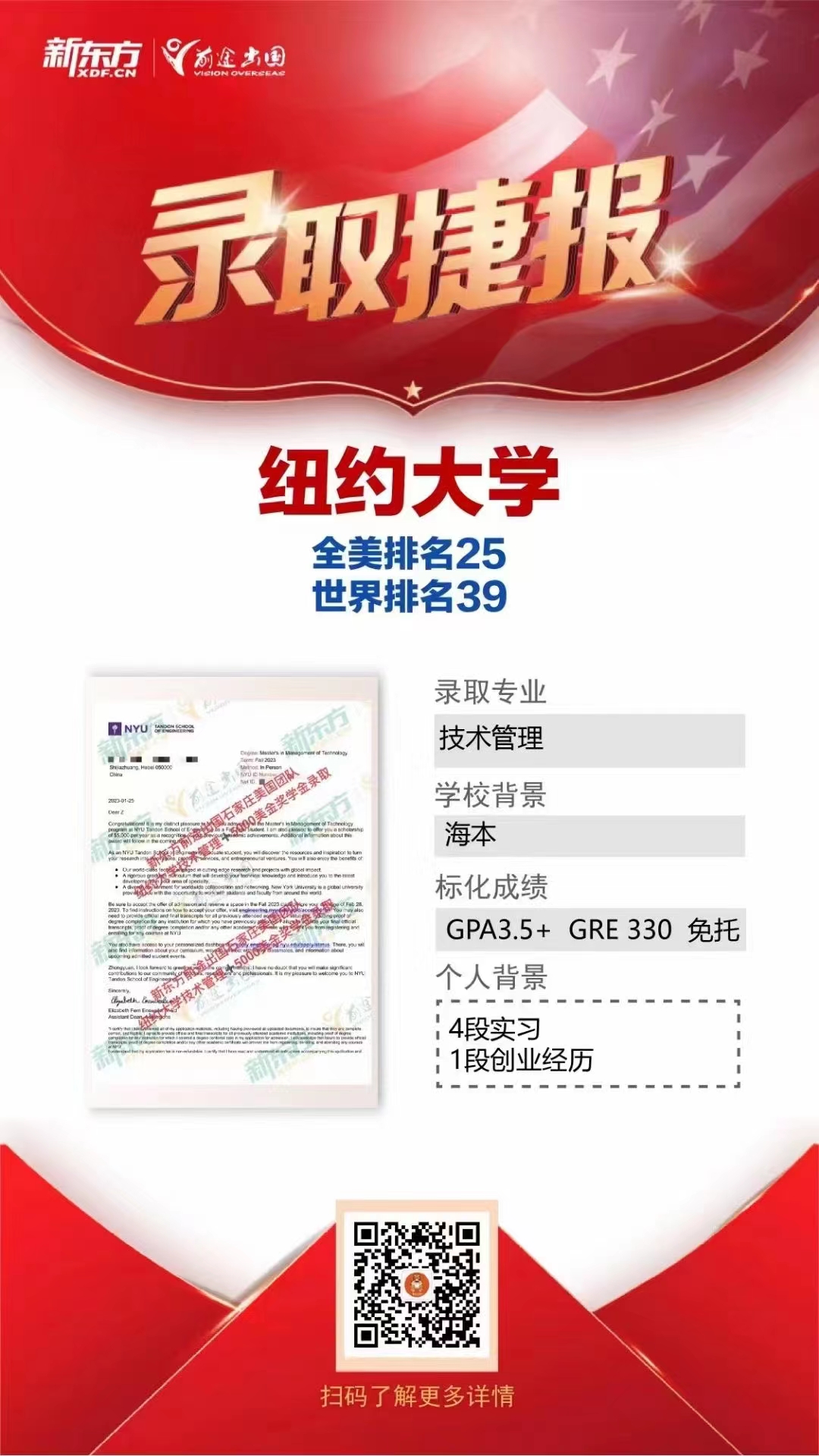 美研又来9枚Offer雨！哥伦比亚、纽约大学、明尼苏达双城等等等