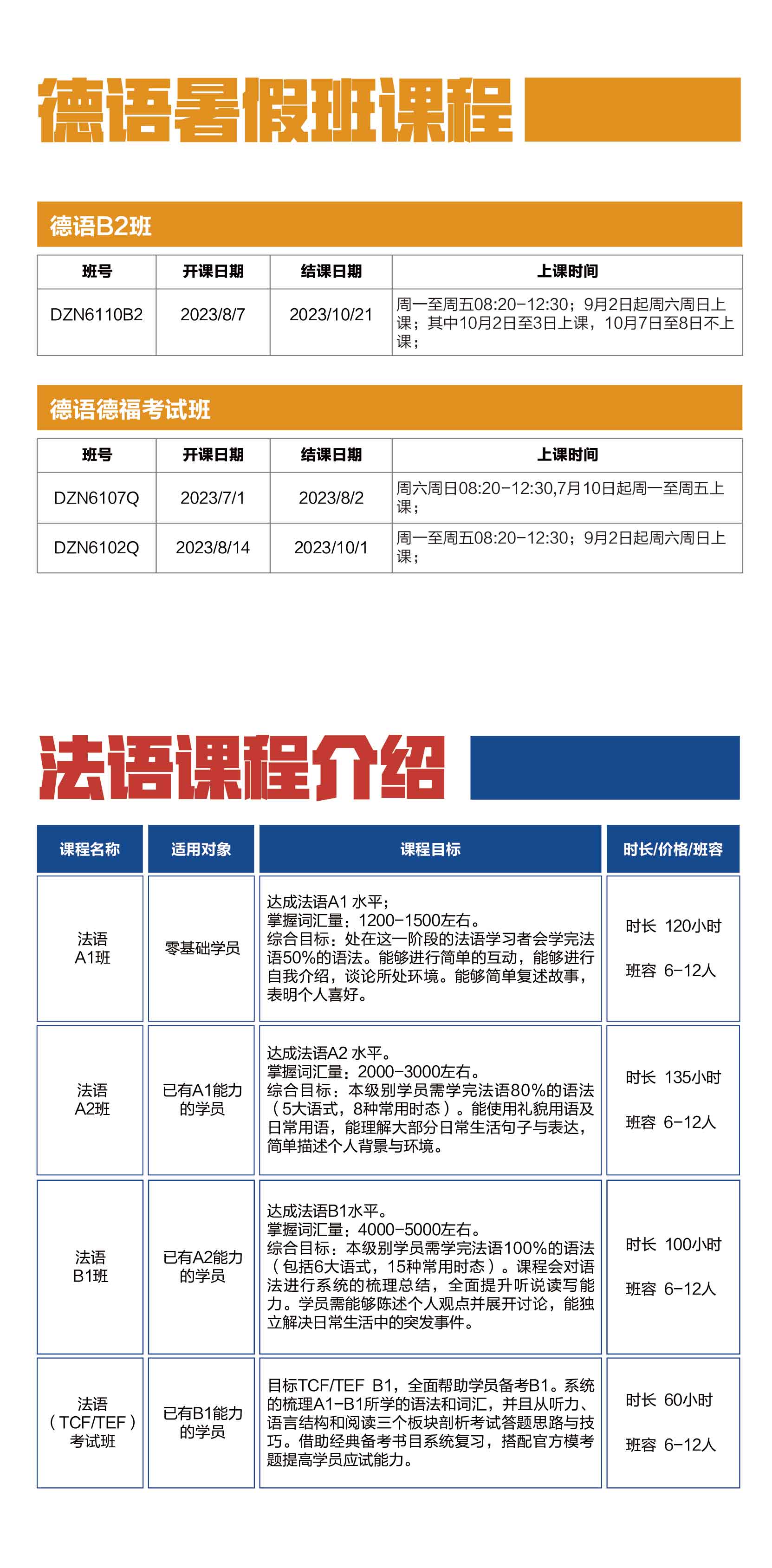 新东方第二外语暑假班——今夏欲赢  志在先行