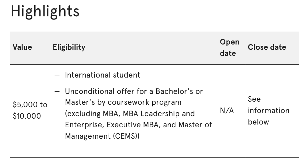 【奖学金】悉尼大学商学院新增奖学金！