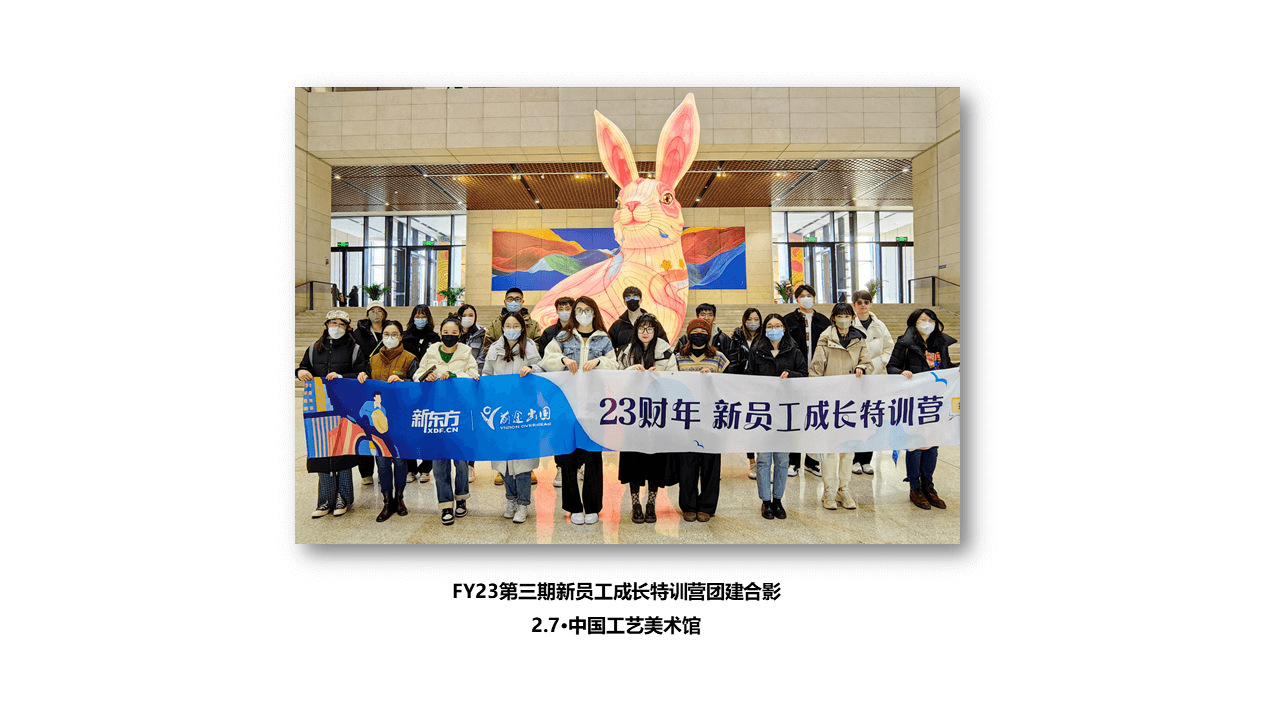 新东方前途出国2023财年第三期新员工成长特训营培训完美收官！