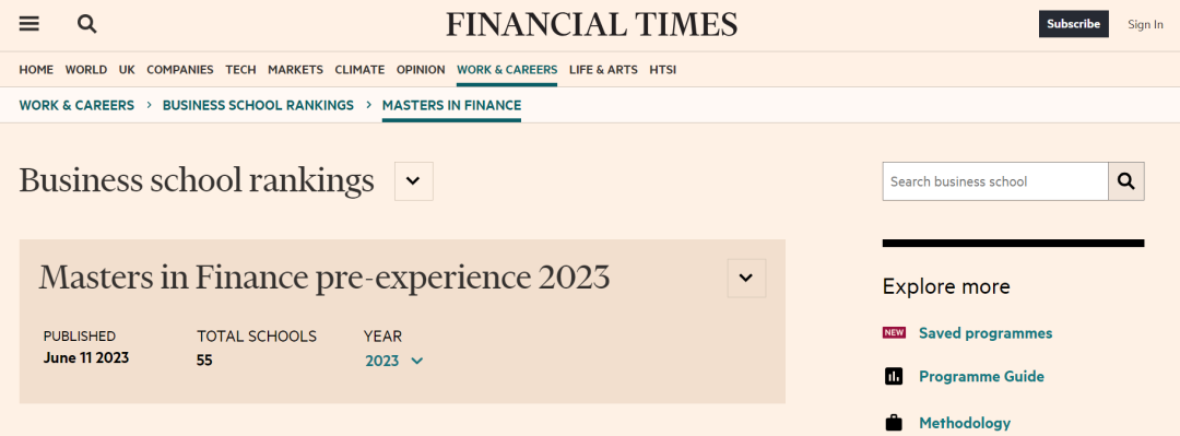 ãææ°ããéèæ¶æ¥ãåå¸2023å¹´éèç¡å£«æè¡æ¦ï¼ 2023年金融硕士排行-英国研究生留学