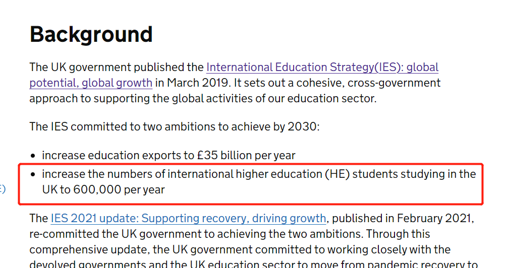 【利好】英政府官宣扩招留学生,每年至少60万名! 【利好】英政府官宣扩招留学生,每年至少60万名!