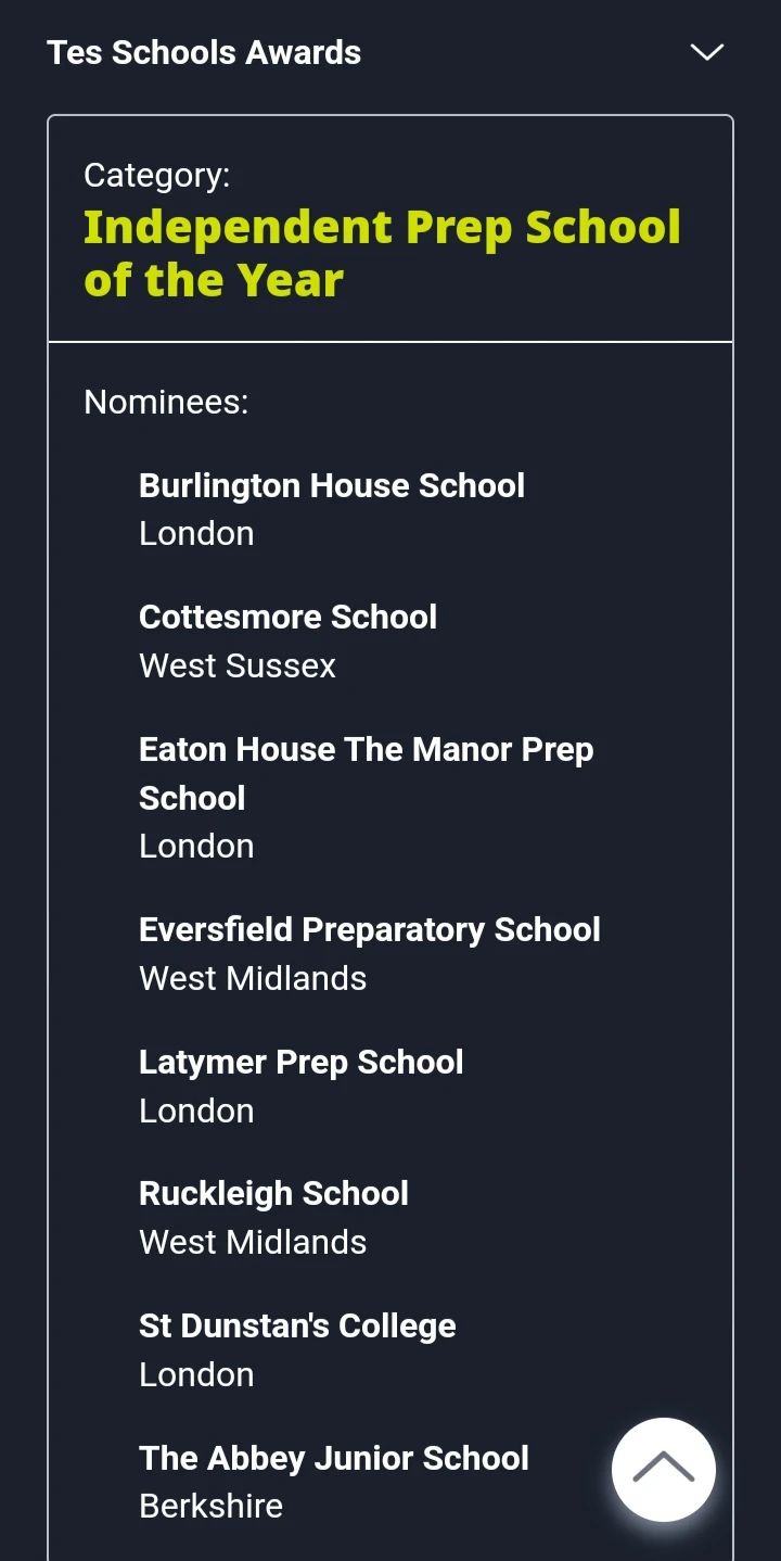 【聚焦】Tes Schools Awards 2023公布获奖名单! 【聚焦】Tes Schools Awards 2023公布获奖名单!
