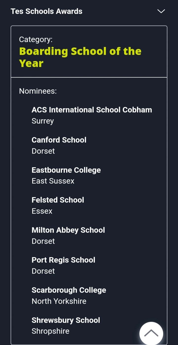 【聚焦】Tes Schools Awards 2023公布获奖名单! 【聚焦】Tes Schools Awards 2023公布获奖名单!