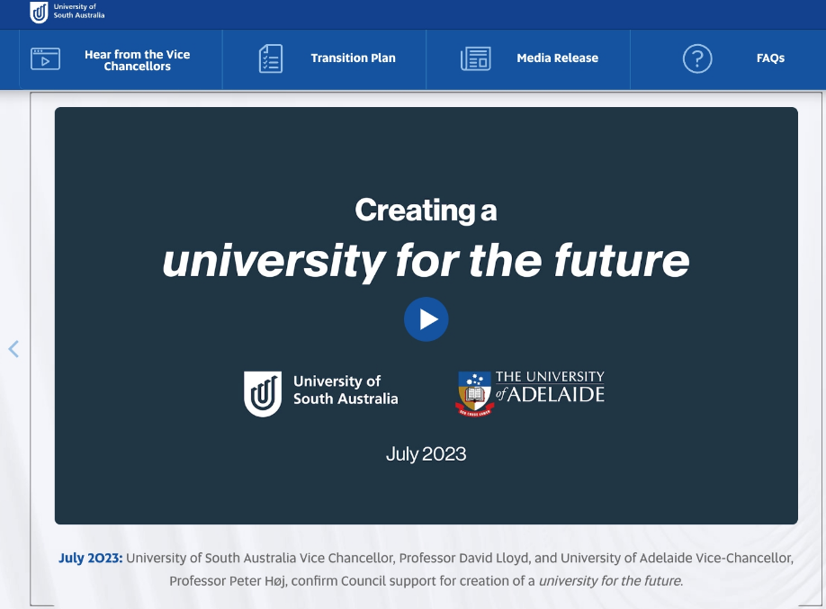 阿德莱德大学和南澳大学合并了！
