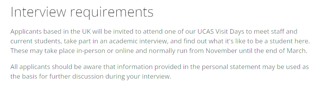 曼彻斯特大学多个专业的新面试!