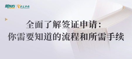 全面了解签证申请：你需要知道的流程和所需手续