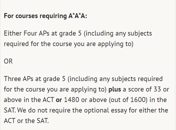如何使用AP考试成绩申请英国大学？
