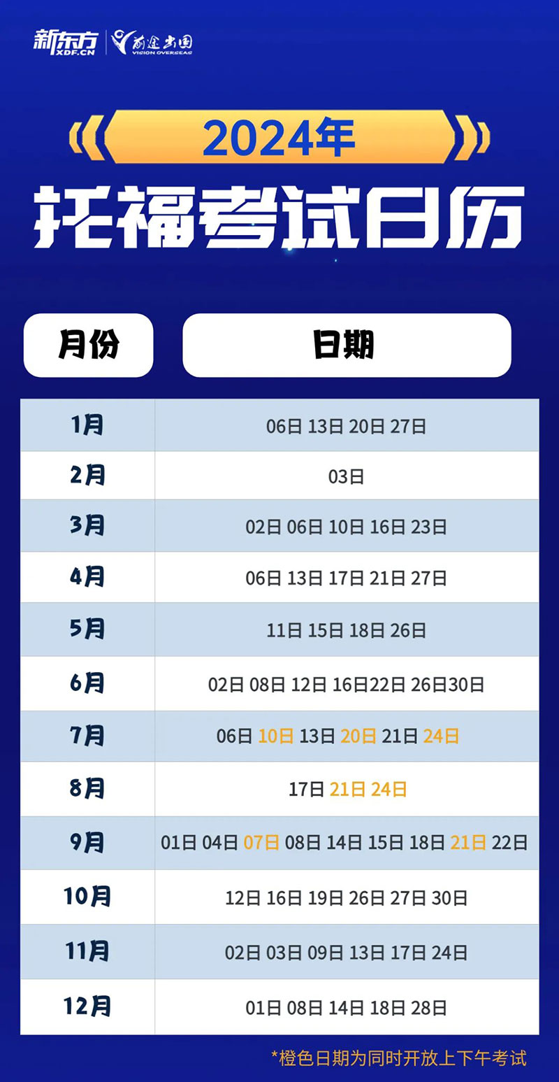 托福考生重点注意！2024年考试日期已出，9号开启报名！
