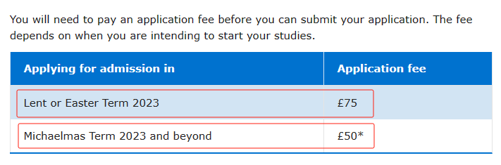 【留学费用】24fall英国QS100大学申请费汇总 【留学费用】24fall英国QS100大学申请费汇总