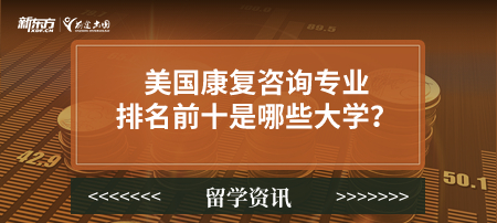 美国康复咨询专业排名前十是哪些大学？
