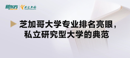 芝加哥大学专业排名亮眼,私立研究型大学的典范