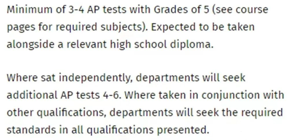 【留学申请】英国G5对AP成绩有什么要求? 【留学申请】英国G5对AP成绩有什么要求?