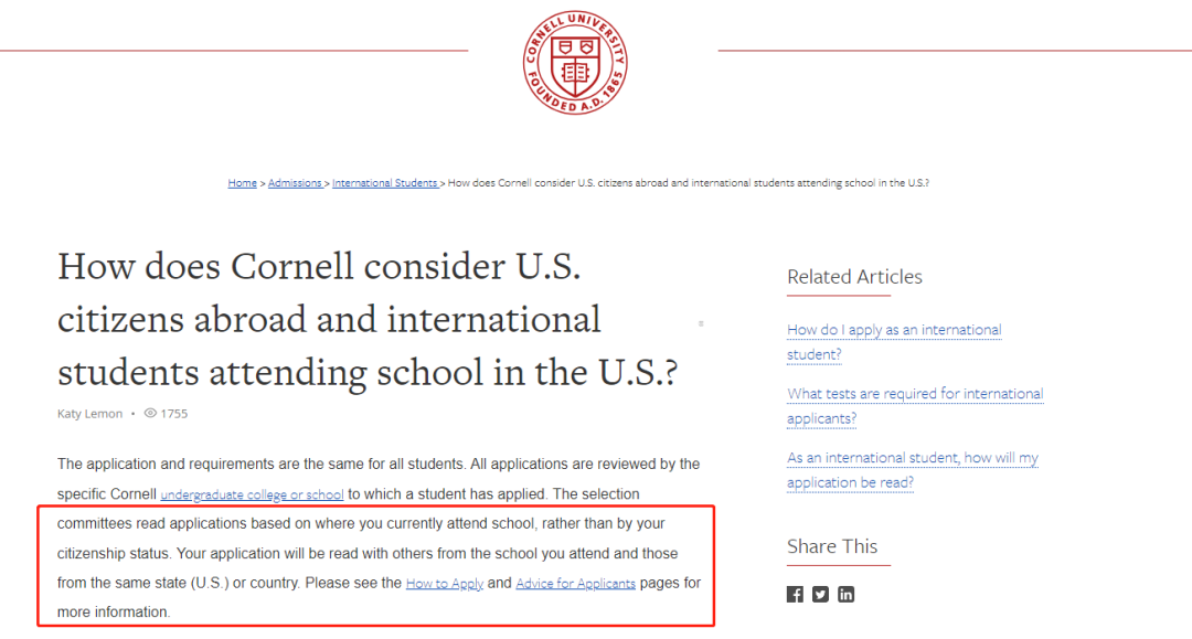 【申请】美高学生身份申请美国本科和国际生相比有哪些优势?