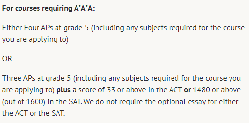 【留学申请】<strong>英国G5</strong>对AP成绩有什么要求? 英国G5对AP成绩有什么要求?