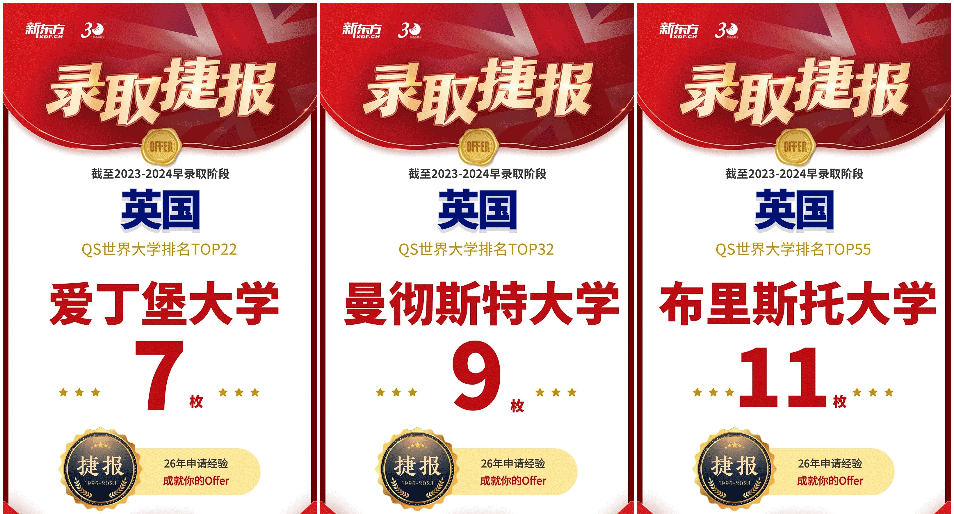 【捷报】重磅offer雨来袭，英本惊喜如期而至！