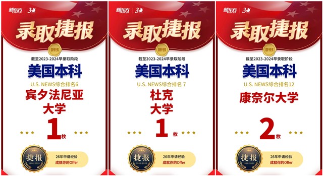 【捷报】重磅offer雨来袭,美本惊喜如期而至! 【捷报】重磅offer雨来袭,美本惊喜如期而至!