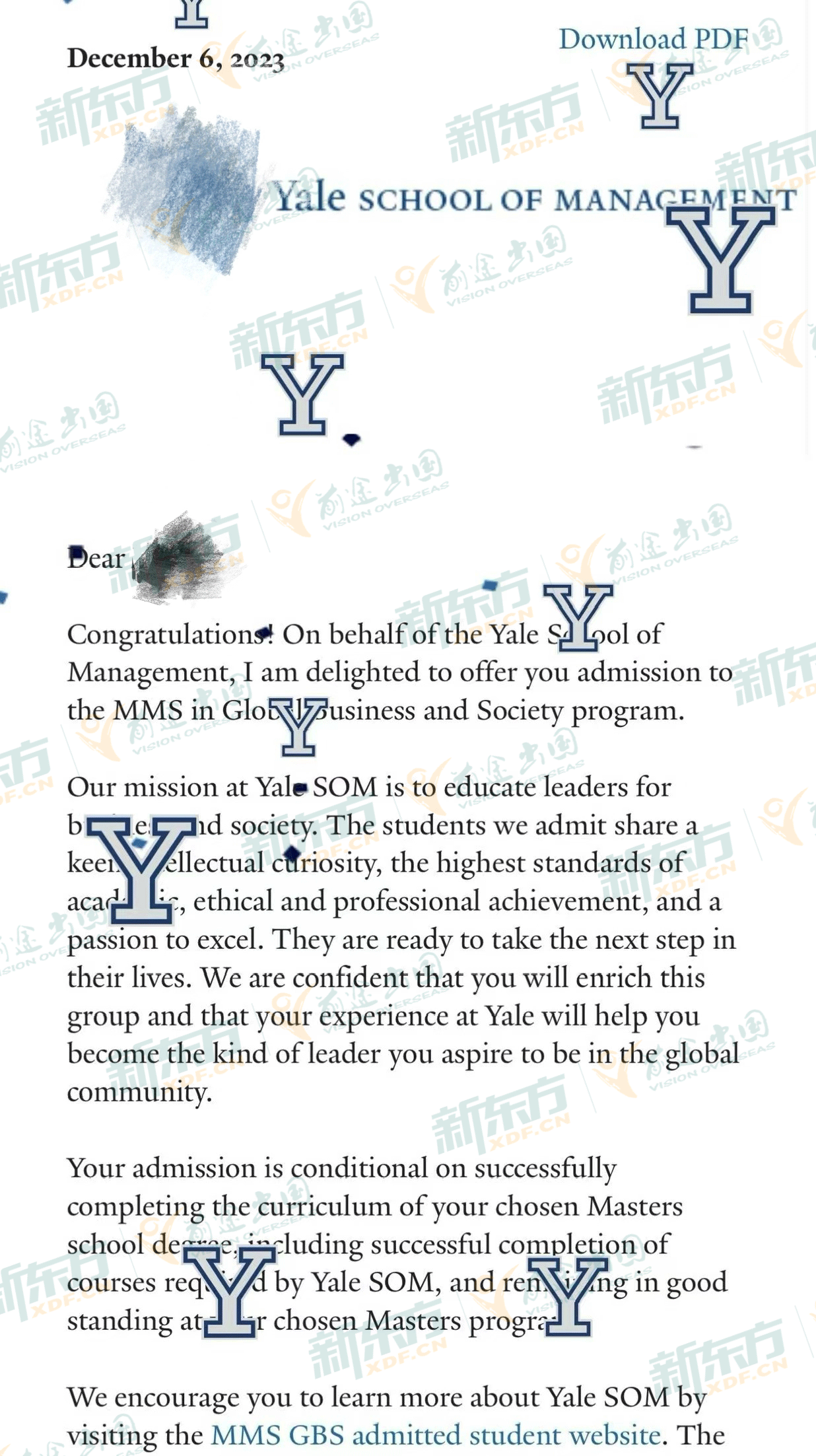 【捷报】成功斩获耶鲁大学管理学硕士offer,TA做对了这些…… 【捷报】成功斩获耶鲁大学管理学硕士offer,TA做对了这些……