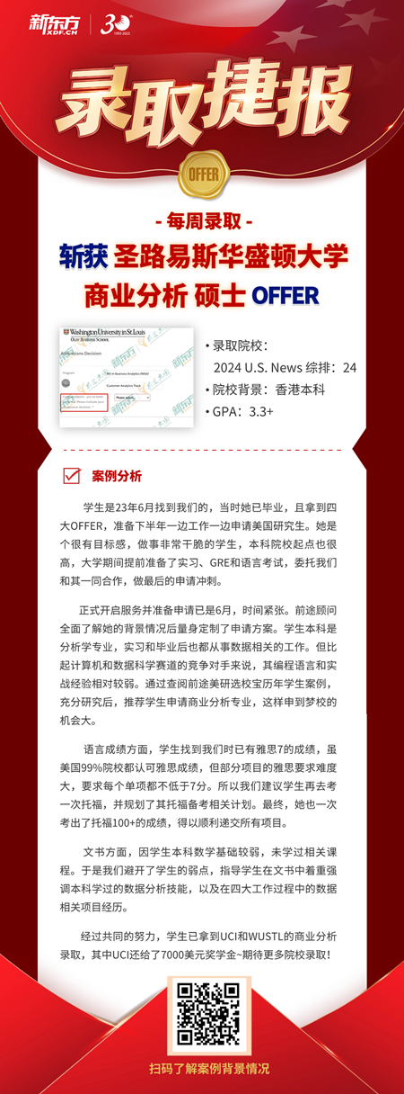 早录取｜本周，哥大、康奈尔、Wustl新鲜案例来袭！