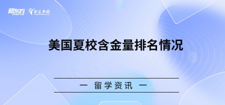 美国夏校含金量排名情况