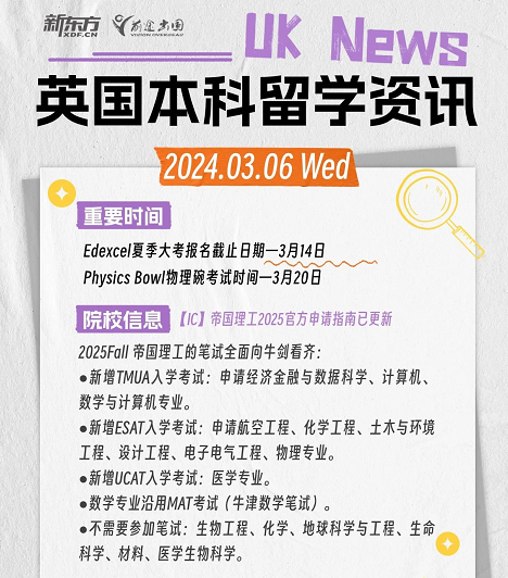 帝国理工2025官方申请指南已更新