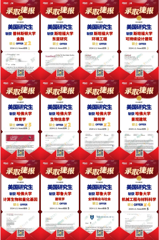 【美研】OFFER进行时，前途本周梦校录取来咯！