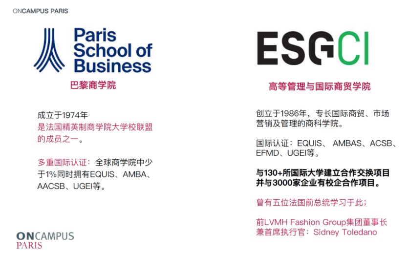 【院校推荐】法国院校介绍—法国高商预科ONCAMPUS Paris