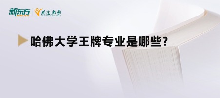 哈佛大学王 牌专业是哪些？
