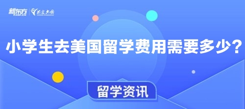 小学生去美国留学费用需要多少？