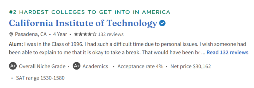 这所美国大学的录取几率1%，比哈佛还难进！