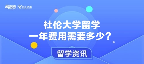 杜伦大学留学一年费用需要多少？