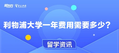 利物浦大学一年费用需要多少？